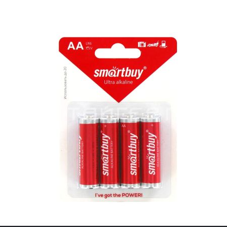 Батарейки Smartbuy   AA     LR 06 ( 4 )