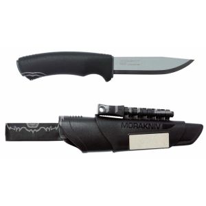 Нож Morakniv Bushcraft Survival нержавеющая сталь цвет черный