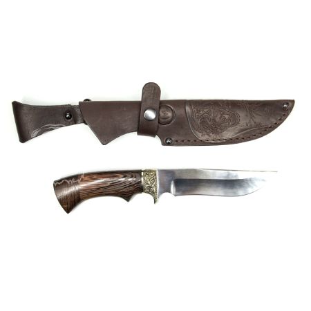 Нож Галеон,кован ст95х18,венге,литье