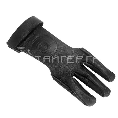 Перчатка для стрельбы из лука Centershot (черная кожа) XL  AGL-001 XL