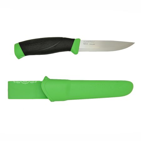 Нож Morakniv Companion Green, нержавеющая сталь, цвет зеленый (11827)