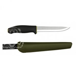 Нож Morakniv 748 MG, нержавеющая сталь, резиновая ручка