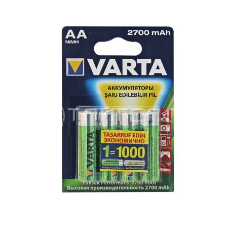 Аккумулятор VARTA AA 2700мАч (рус) бл.4