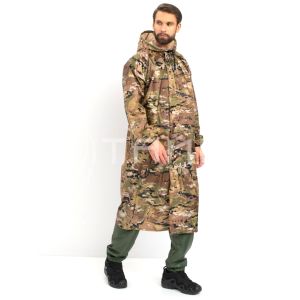 Дождевик-костюм RusForce с капюшоном непромокаемый Мультикам (56)