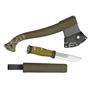 Набор Morakniv Outdoor Kit MG, нож Mora 2000 (Green)+топор
