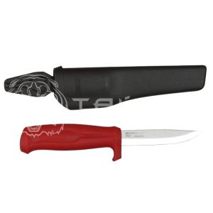 Нож Morakniv Basic Q511 нерж.ст. пластиковая рукоять красного цвета 11479