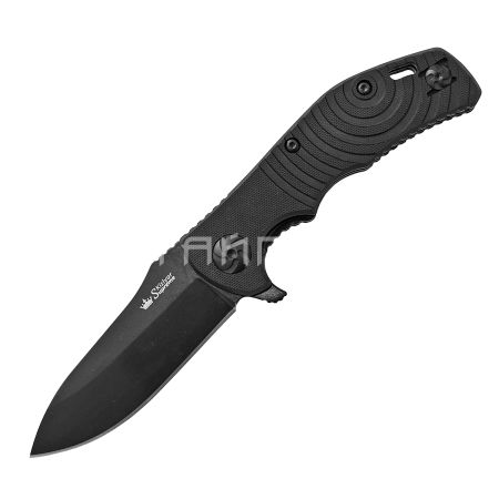 Нож складной Kizlyar Supreme Bloke-X D2 BT черный D2