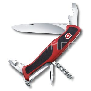 Нож перочинный Victorinox RangerGrip 68 (0.9553.C) 130мм красный/черный 