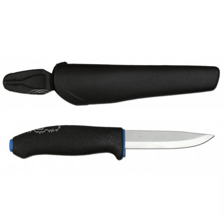 Нож Morakniv 746 нерж.ст. черный с синим 11482