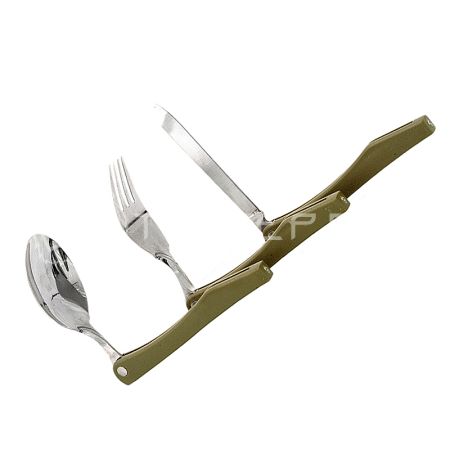 Набор туриста Yagnob YG52 складной (набор ложка, вилка,нож)