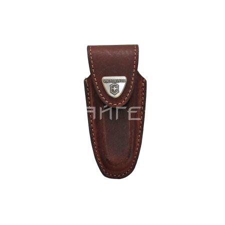 Чехол из нат.кожи Victorinox Leather Belt Pouch (4.0533) коричневый с застежкой на липучке блистер
