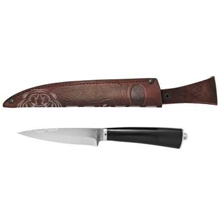 Нож Нр19, ст. ЭИ-107, никель, граб