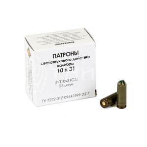 Патрон светозвуковой 10х31 Фортуна (25шт)