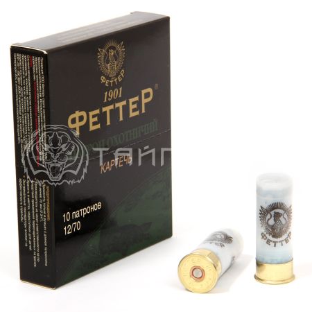 Патрон 12/70 картечь 6,2 32г Феттер (15/120)