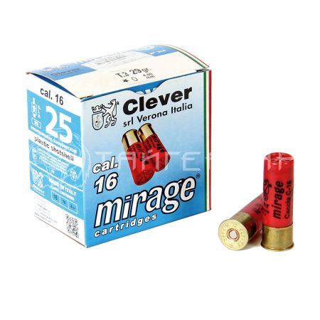 Патрон 16/70 №0 29г Mirage T3 Hunting Clever (25/250)