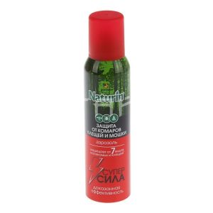Gardex Naturin Супер Сила 3 в 1 Аэрозоль от комаров, клещей и мошки, 150 мл (24)  U-N0080