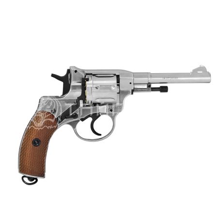 Револьвер газобалон. CO2 Gletcher NGT F Silver к.4,5