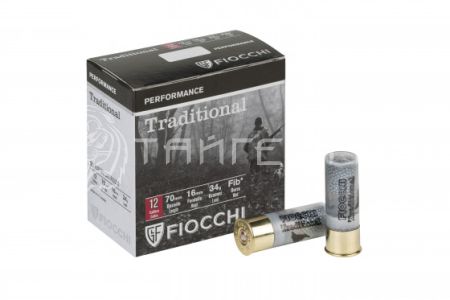 Патрон 12/70 №5 34г б/к Tradicional Fiocchi (25/250)