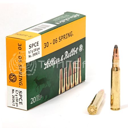 Патрон .30-06 Sprg S&B SPCE 9,7г/150гр п/об. (20шт)