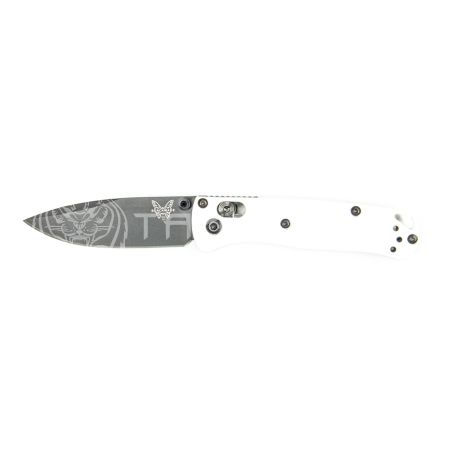 Нож складной Benchmade BM533BK-1 Mini Bugout рук-ть бел. нейлон, черн. клинок S30V
