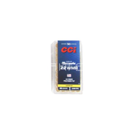 Патрон .22 WMR CCI Hornady V-Max Polymer Tip 1,94г (50шт)