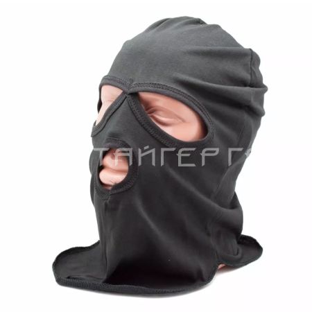 Маска балаклава Стикхант однослойная холодная летняя Чёрный  SMASK-BL