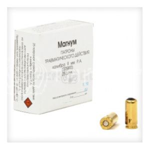 Патрон Фортуна 9 PA травм. рез. пуля Магнум сталь (25шт/1000)