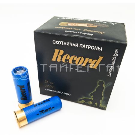 Патрон 12/70 картечь 6,2 32г Рекорд (25/250)