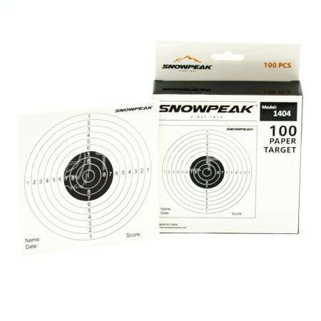 Мишень Snowpeak 1404 бумажная 100шт в уп.
