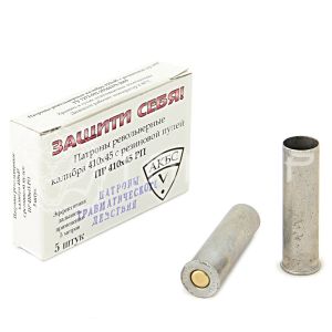 Патрон револьв. с рез. пулей к.410х45 мм (АКБС)  (5/200)