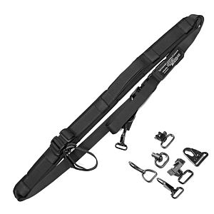 Ремень оружейный тактический "ДОЛГ-М3" черный универс.