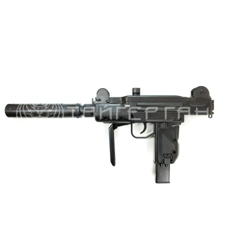 Пистолет газобалон. CO2 Umarex IWI Mini UZI кал. 4,5 (мет, BB, Blowback, скл. приклад)