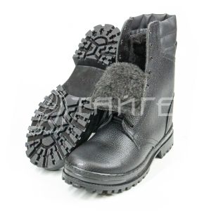 Ботинки с высоким берцем Армия хром на иск. меху  40