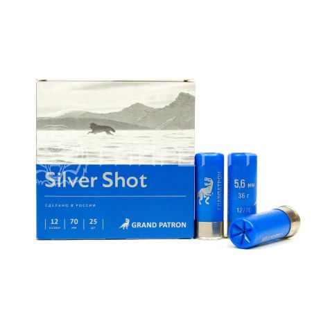 Патрон 12/70 картечь 5,6 36г Silver Shot ГП (25/250)