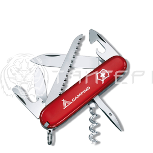 Нож перочинный Victorinox Camper (1.3613) 91мм 13функц. красный карт.коробка