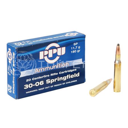 Патрон .30-06 Sprg PPU SP 11,7г/180гр (20шт)
