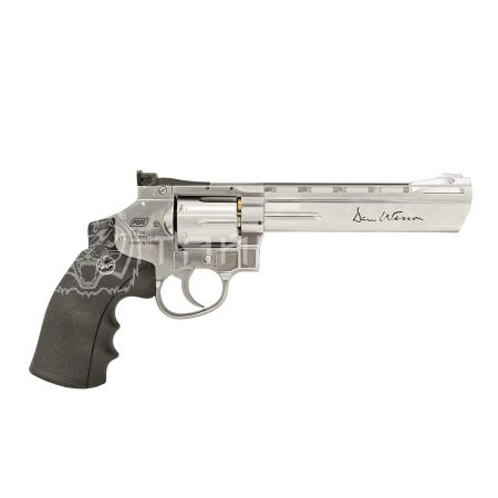 Револьвер газобалон. CO2 ASG Dan Wesson 6 к.4,5 Silver пулевой 