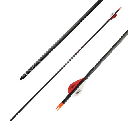 Стрела лучная Bowmaster - Patriot 340, карбон, 19/64, оперение Blaser BM/AM6.2-23-340BW