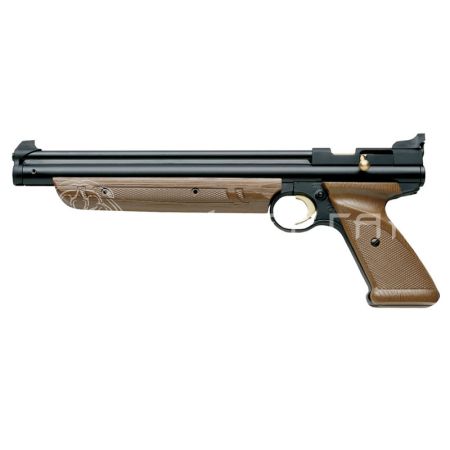 Пистолет пневм. Crosman Р1377  (пласт. черн., накачка), к.4,5											