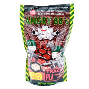 Шарики 6мм ANGRY BBs® 0,25г трассирующие красные (пакет 1кг.) (20 пакетов в коробке) AG-025TRR