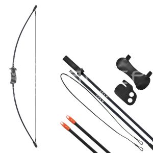 Лук детский классический Centershot Эльф черный (с комплектацией)  M115-BKR