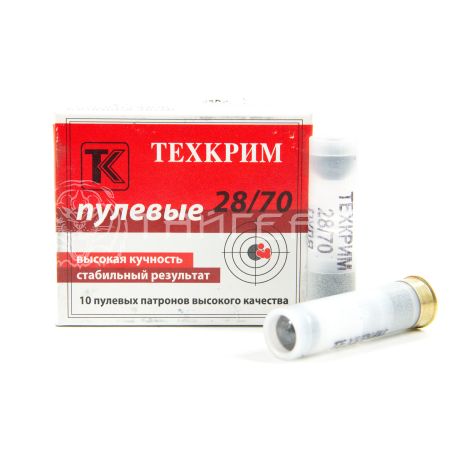 Патрон 28/70 пуля шар 14г Техкрим