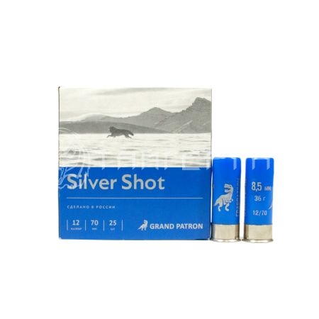 Патрон 12/70 картечь 8,5 36г Silver Shot ГП (25/250)