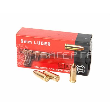 Патрон 9x19 Luger Geco FMJRN 8.0г/124гр (50шт)