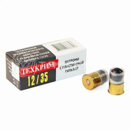 Патрон Техкрим 12х35 травм. рез. пуля Maximum (10шт)