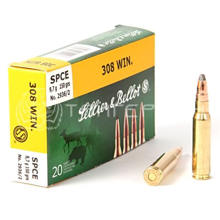 Патрон .308 Win S&B SPCE 9,7г/150гр (20шт)