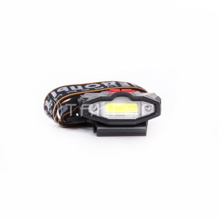 Фонарь для кепки "СИБИРСКИЙ СЛЕДОПЫТ-Протон", 1 COB + 2 LED, аккум. 220В, USB/200/    PF-PFL-HL46