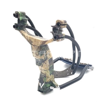 Рогатка Centershot с комплектом для рыбалки камуфляж  JKDG-19B07-CM2