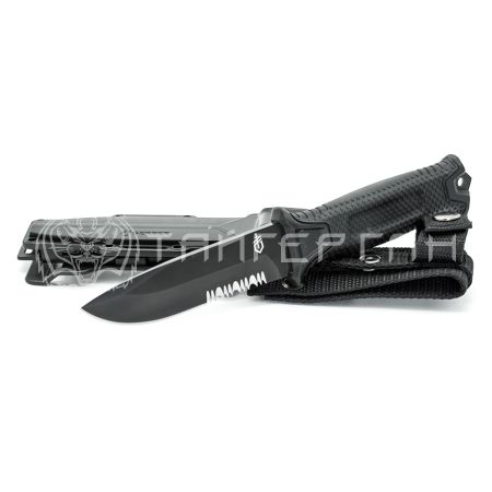 Нож Gerber с серрейтором черный