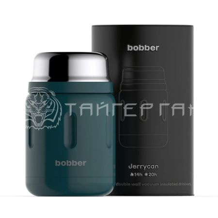 Термос для еды, вакуумный, бытовой, тм "bobber". Объем 0.7 литра. Артикул Jerrycan 700 ml Deep Teal
